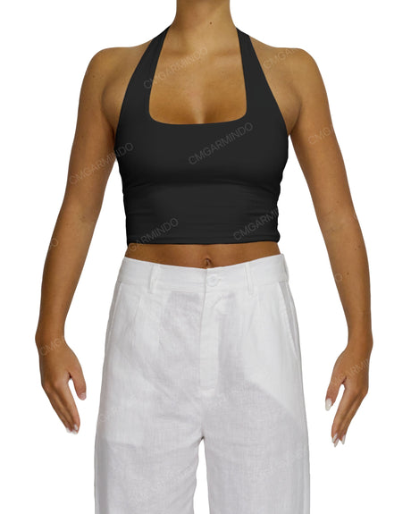 Square Neck Halter Top