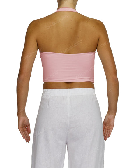 Square Neck Halter Top