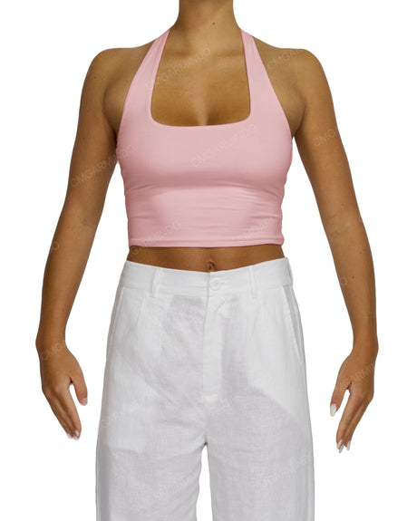Square Neck Halter Top