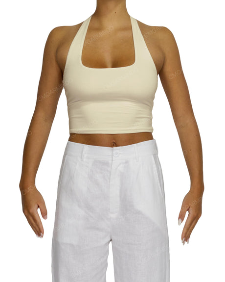Square Neck Halter Top