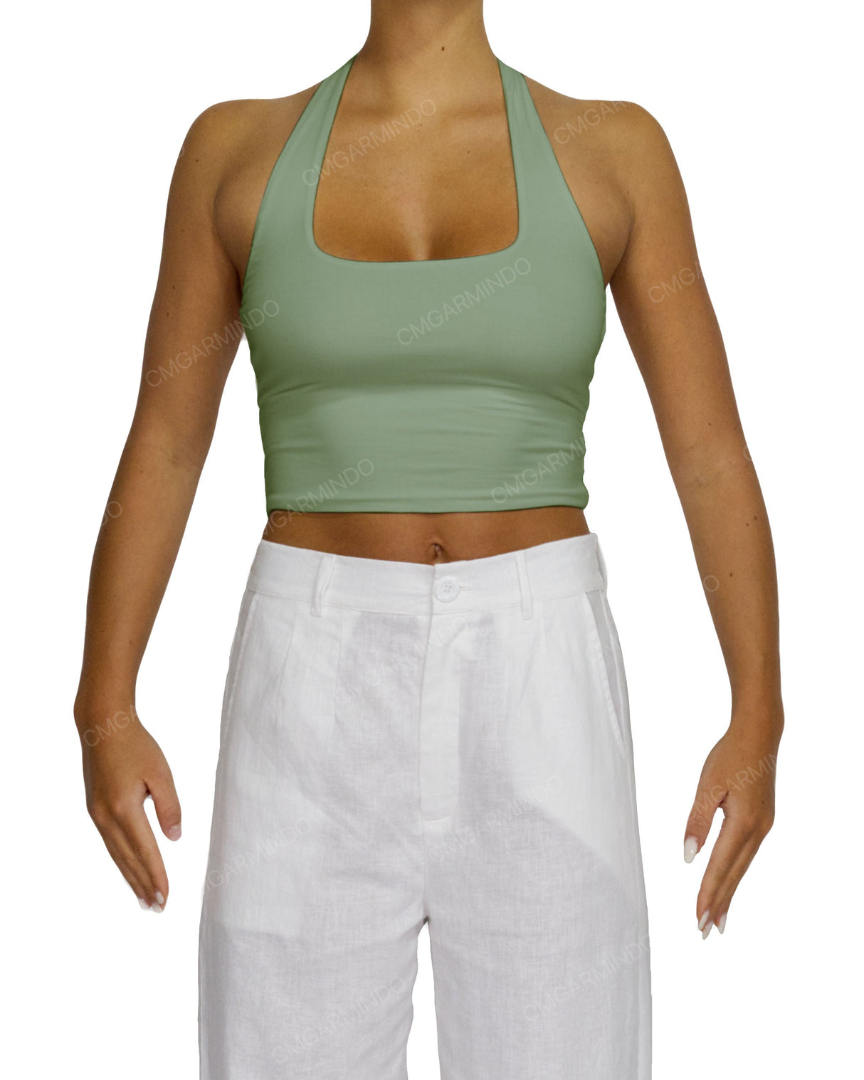 Square Neck Halter Top