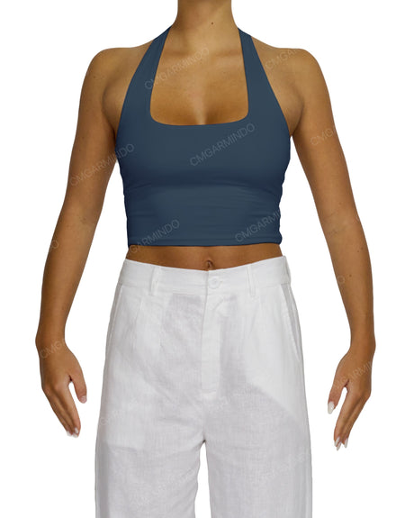 Square Neck Halter Top