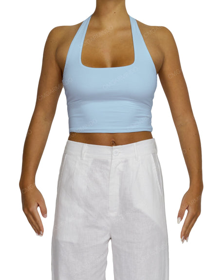 Square Neck Halter Top