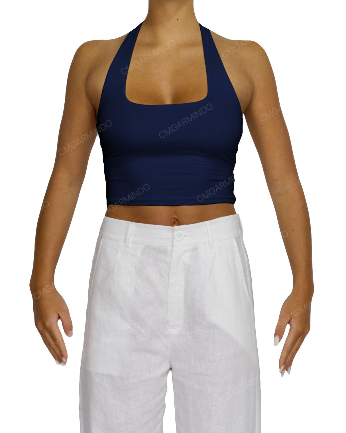 Square Neck Halter Top