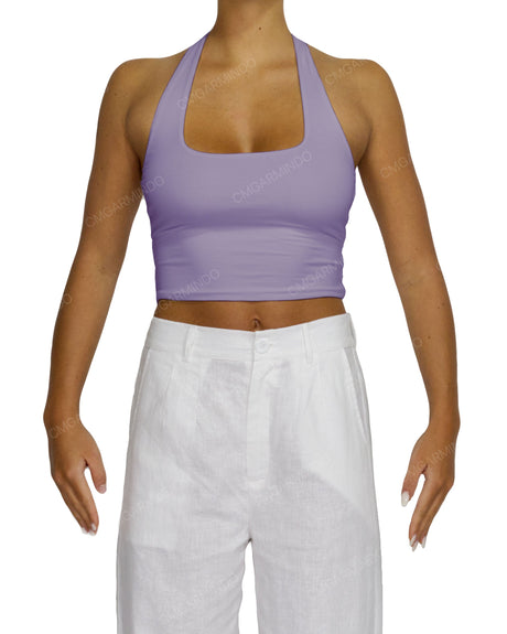 Square Neck Halter Top