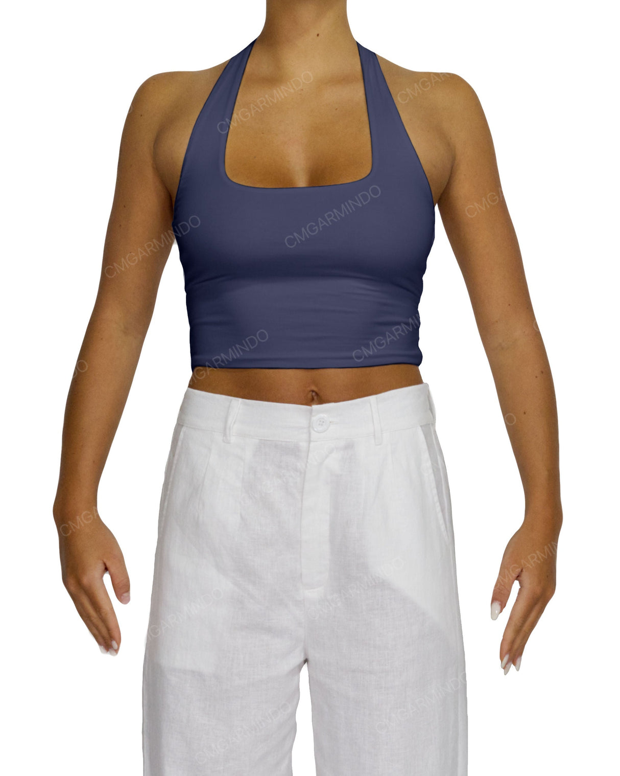 Square Neck Halter Top