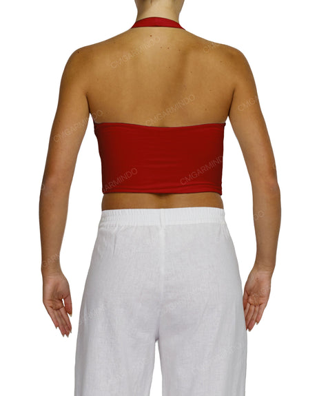 Square Neck Halter Top