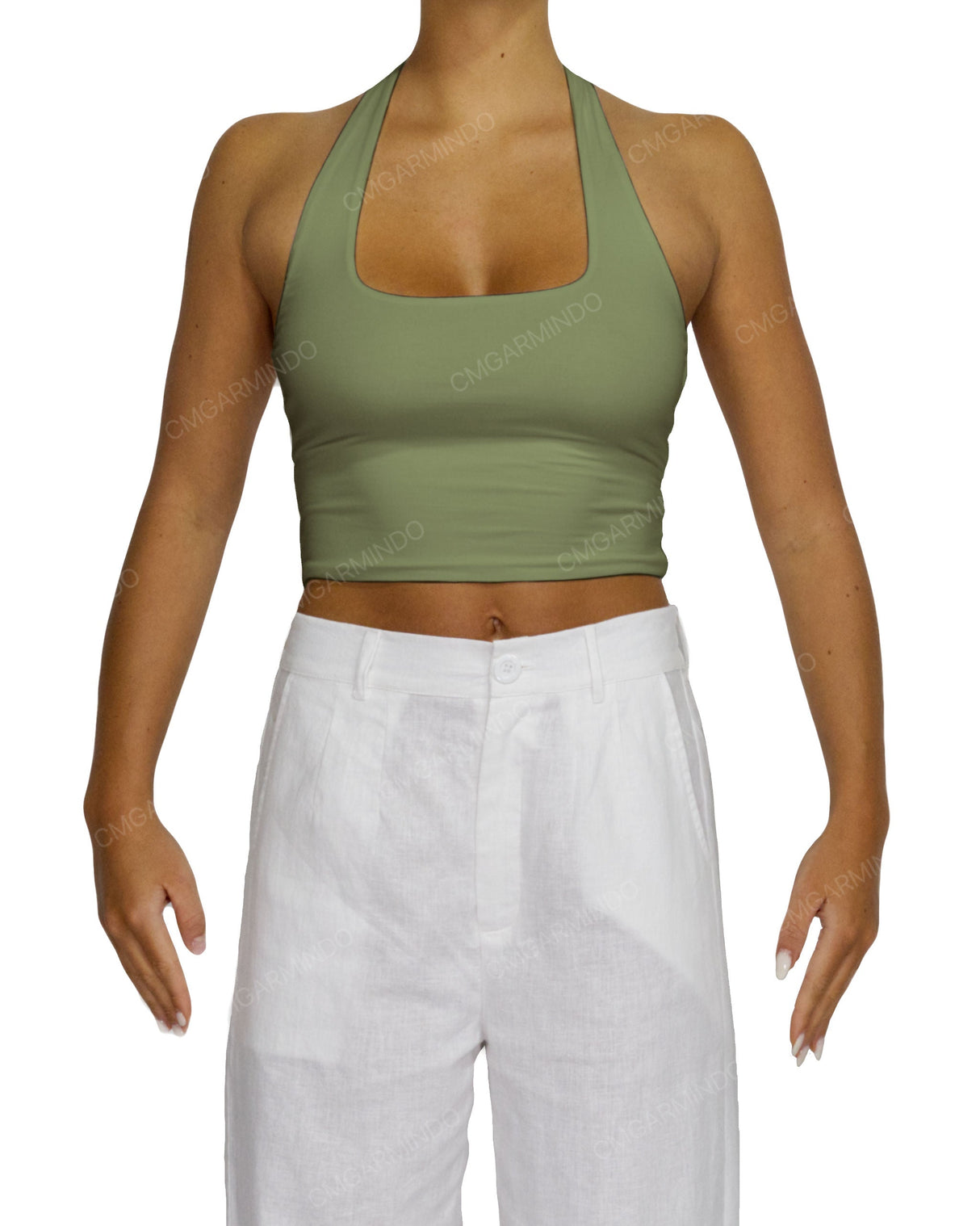 Square Neck Halter Top