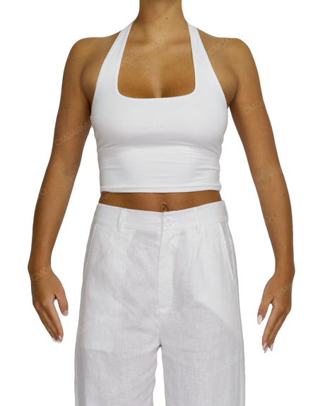 Square Neck Halter Top