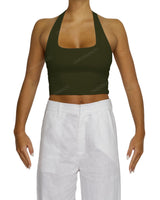 Square Neck Halter Top