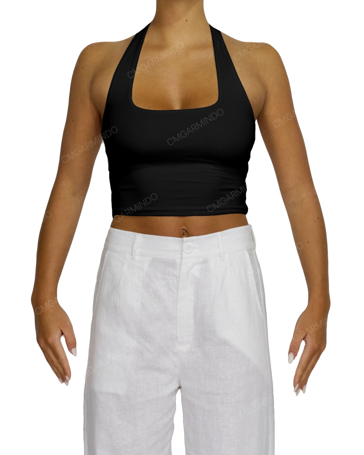 Square Neck Halter Top