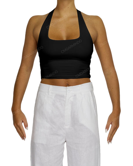 Square Neck Halter Top