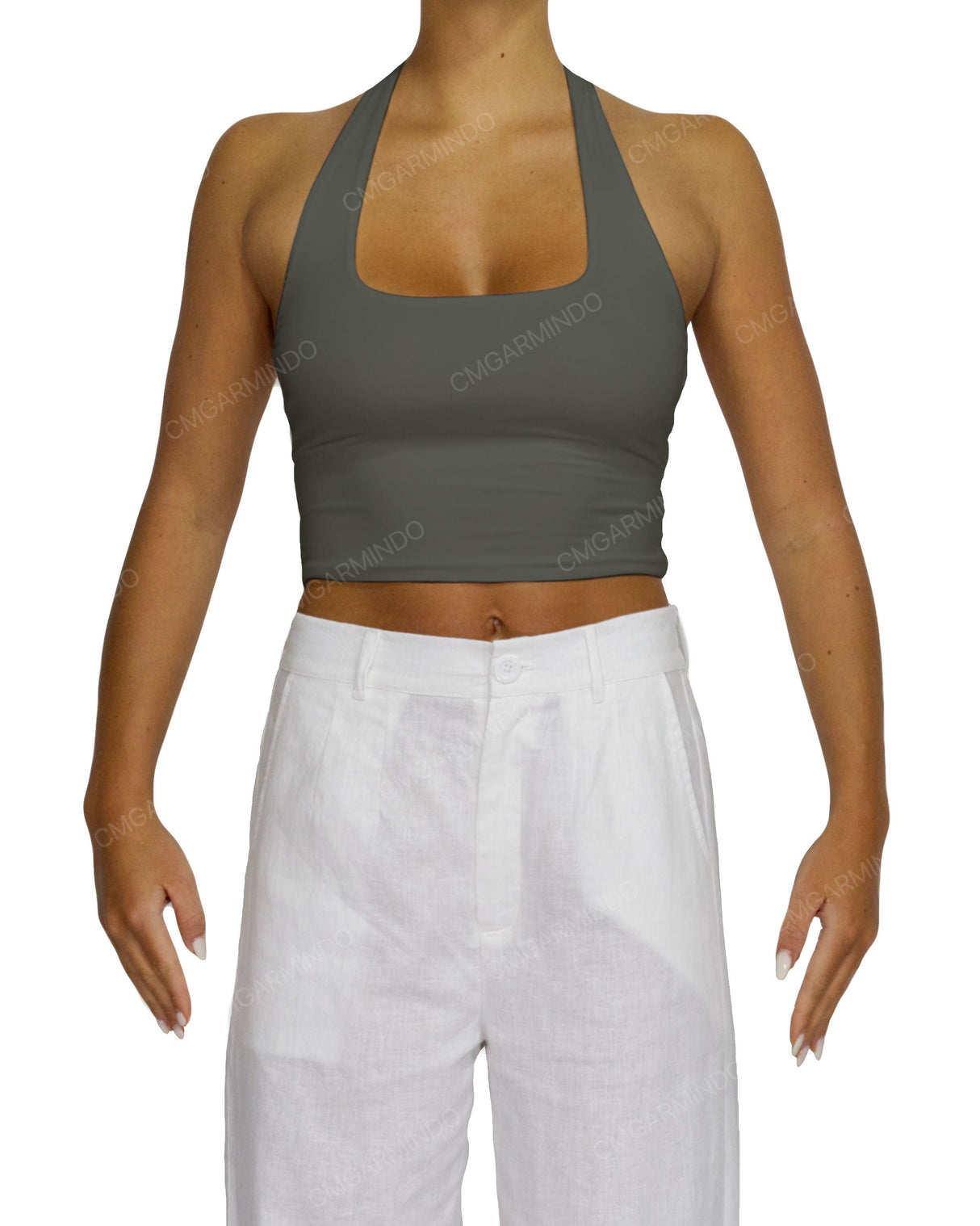 Square Neck Halter Top