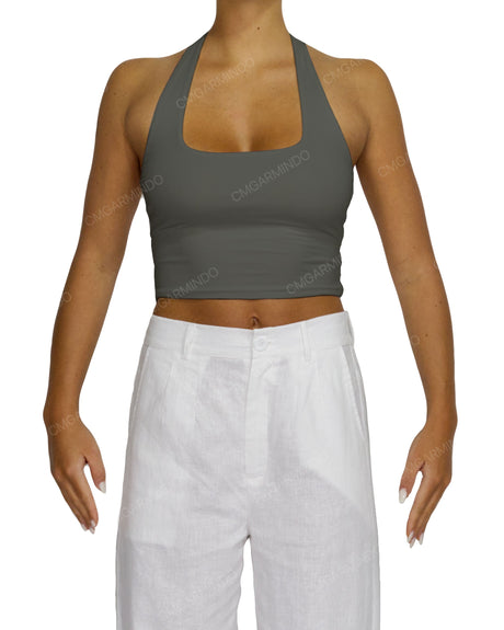 Square Neck Halter Top