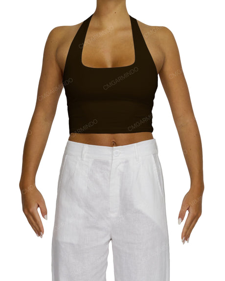 Square Neck Halter Top