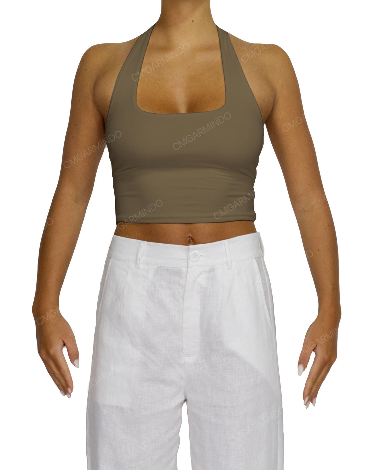 Square Neck Halter Top