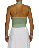 Wrap Fitted Halter Top