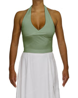 Wrap Fitted Halter Top