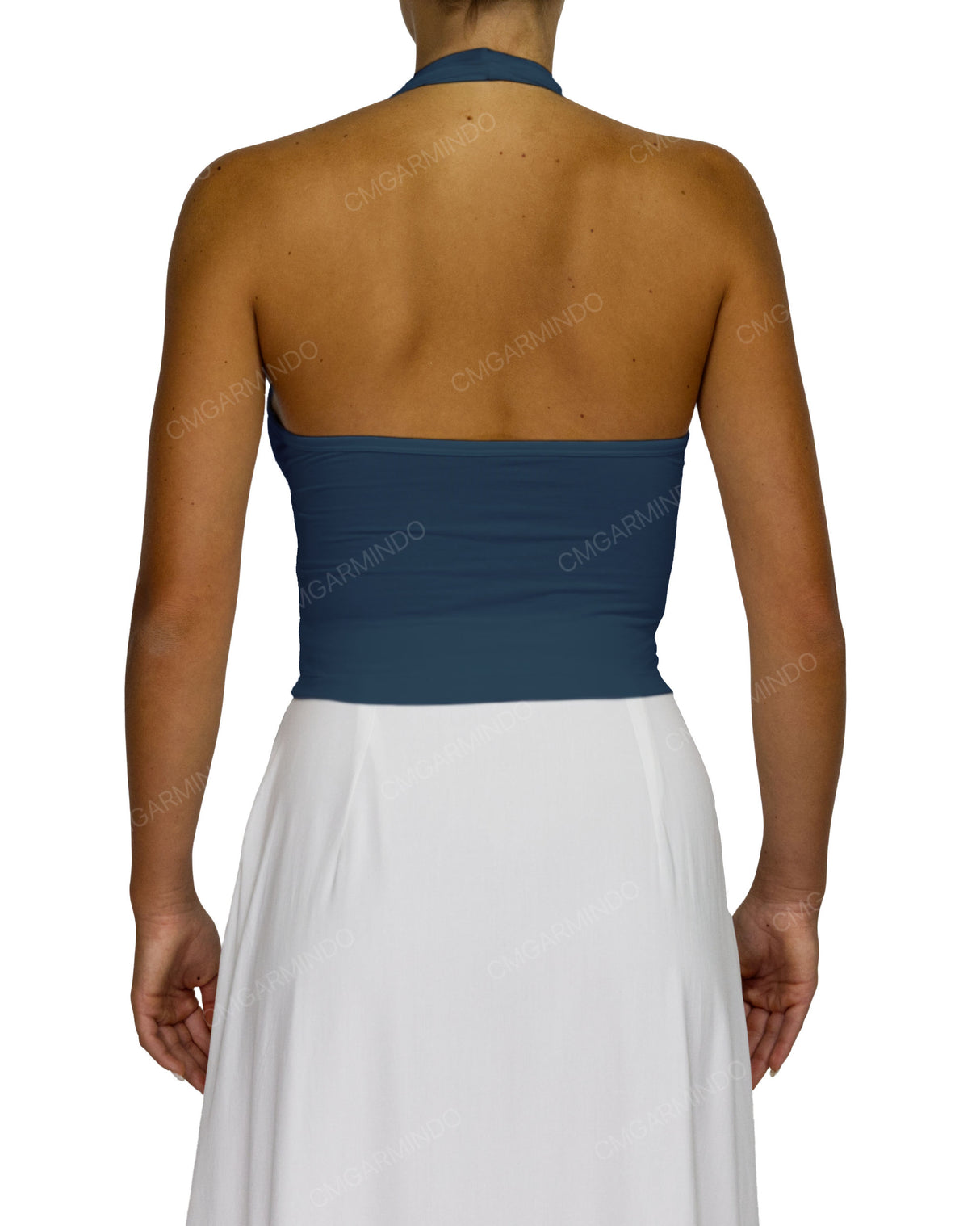 Wrap Fitted Halter Top