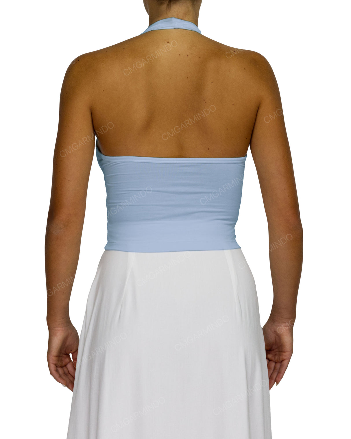 Wrap Fitted Halter Top