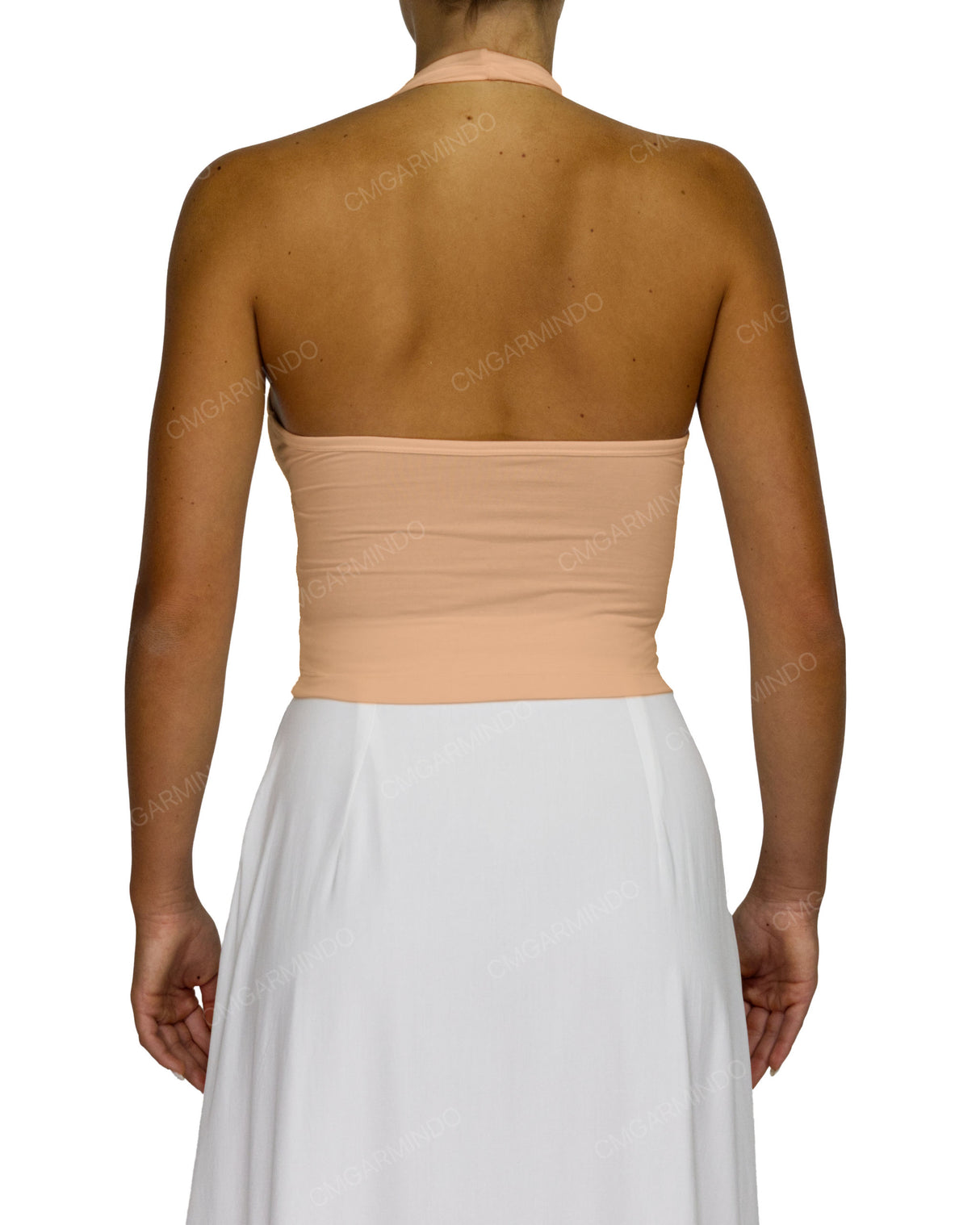 Wrap Fitted Halter Top