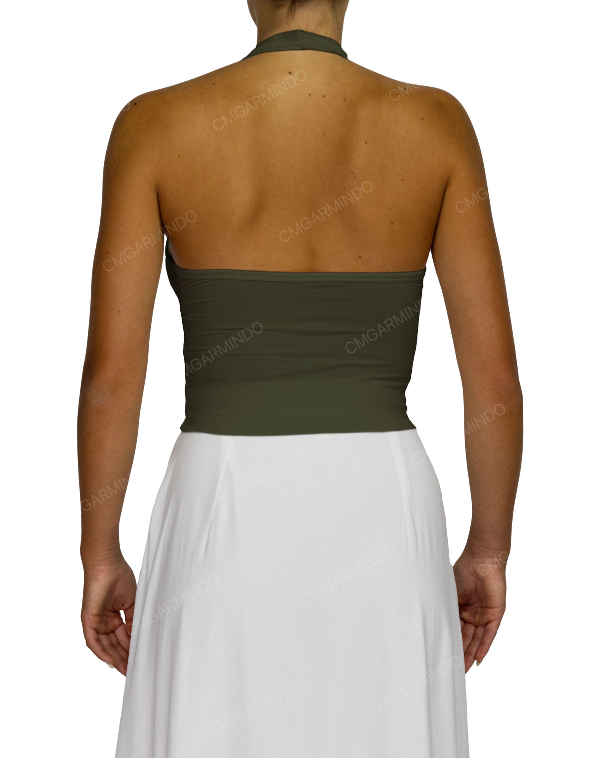 Wrap Fitted Halter Top