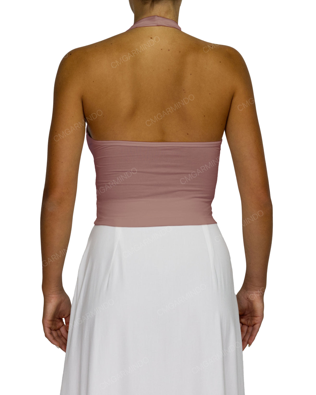 Wrap Fitted Halter Top