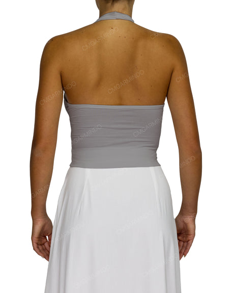 Wrap Fitted Halter Top