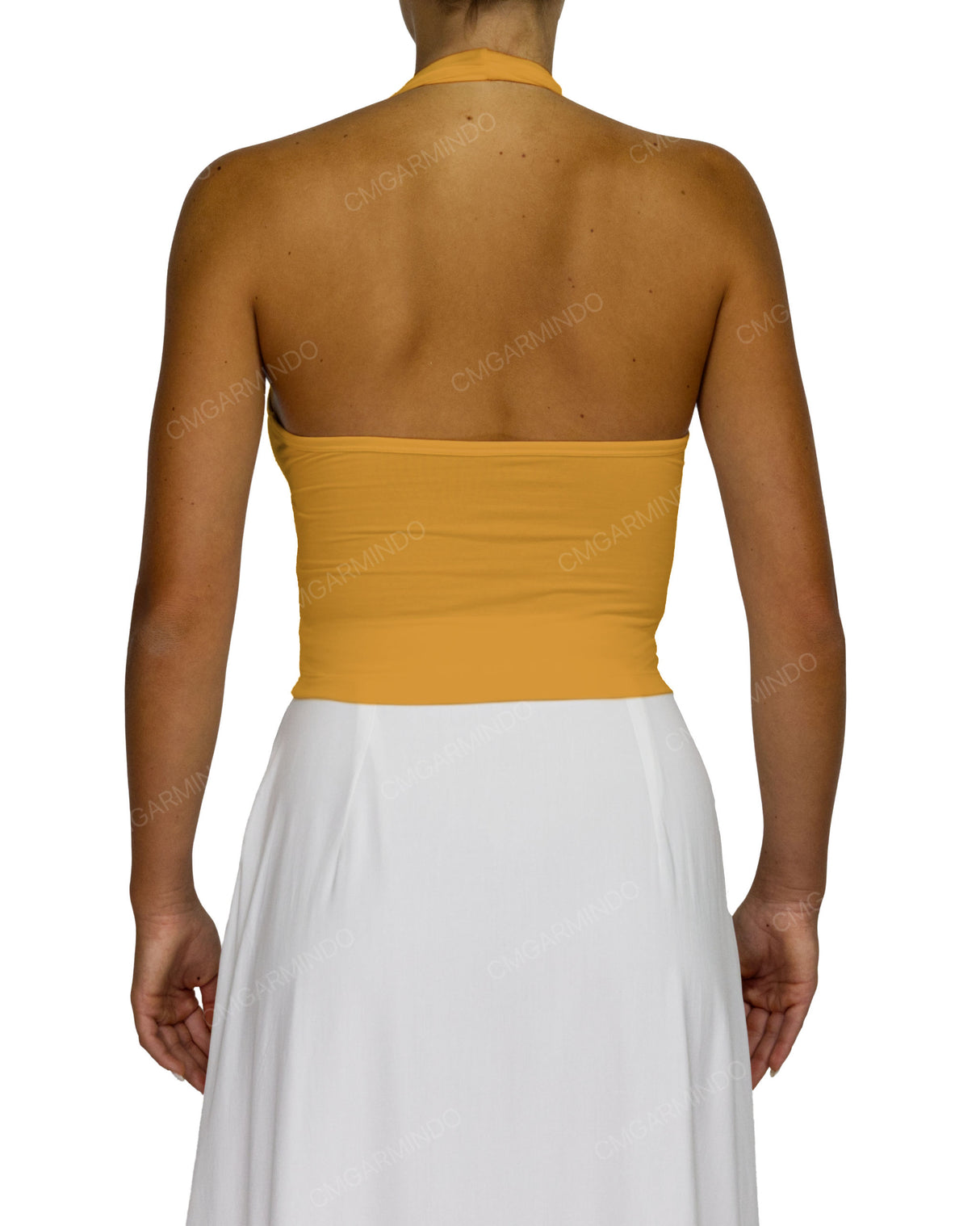 Wrap Fitted Halter Top