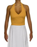 Wrap Fitted Halter Top