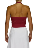 Wrap Fitted Halter Top