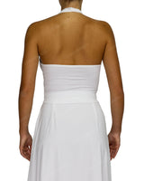 Wrap Fitted Halter Top