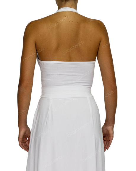 Wrap Fitted Halter Top