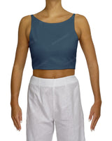Sleeveless Tie Back Crop Top