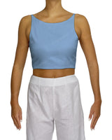 Sleeveless Tie Back Crop Top