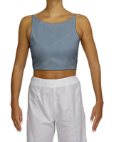 Sleeveless Tie Back Crop Top