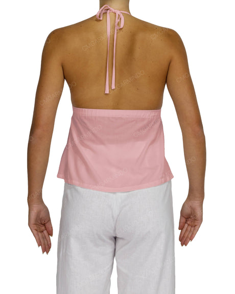 Halter Tie Empire Waist Top