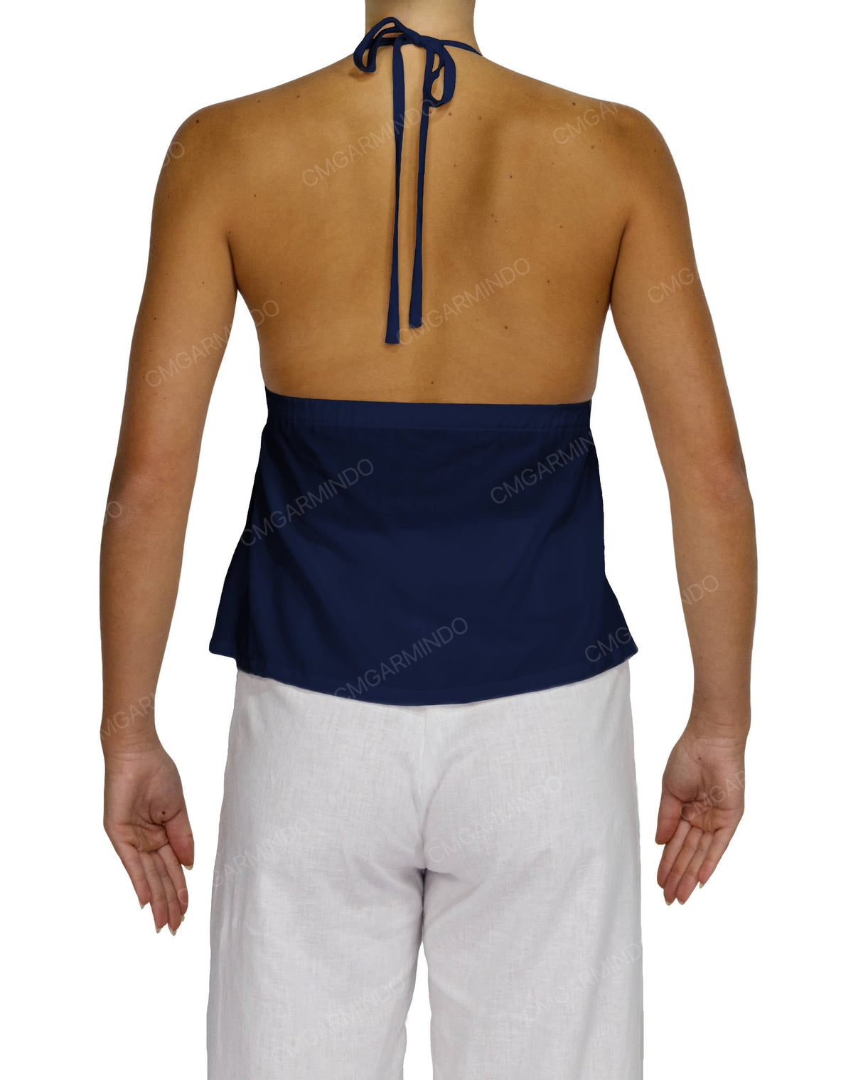 Halter Tie Empire Waist Top