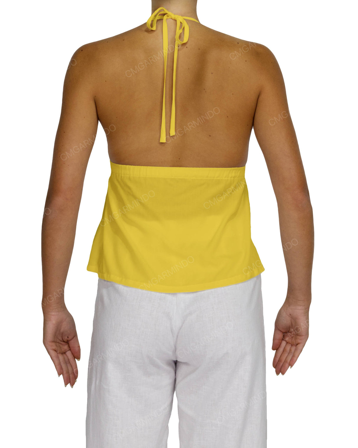 Halter Tie Empire Waist Top