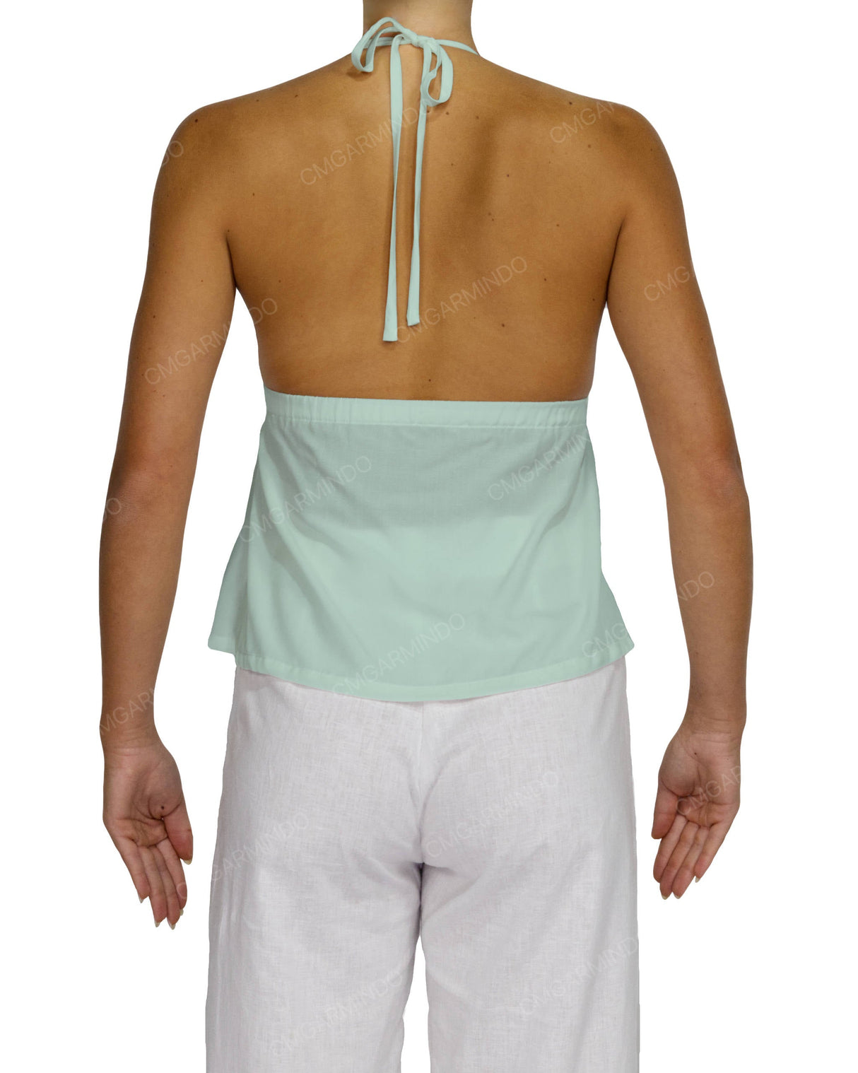 Halter Tie Empire Waist Top