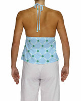 Halter Tie Empire Waist Top