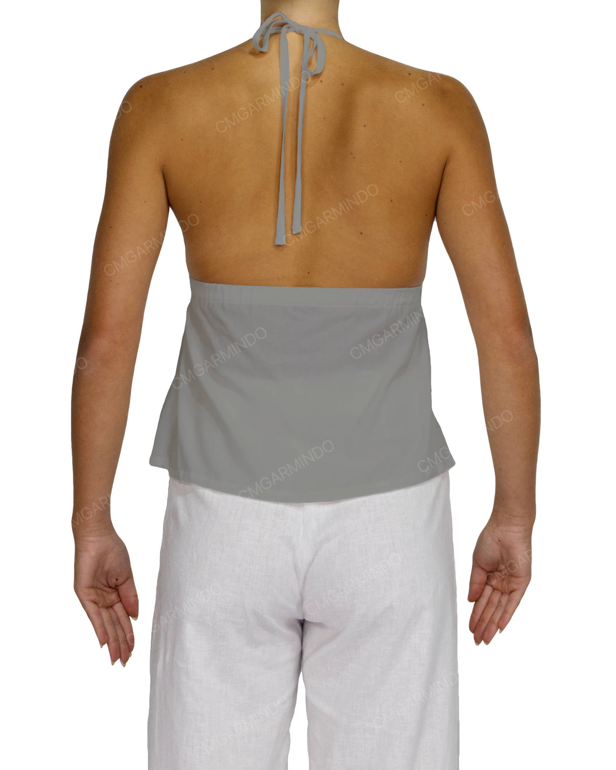 Halter Tie Empire Waist Top