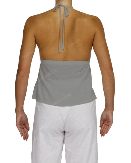 Halter Tie Empire Waist Top