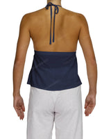 Halter Tie Empire Waist Top