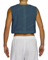 Sleeveless Button Back Top