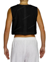 Sleeveless Button Back Top