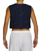 Sleeveless Button Back Top