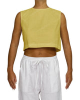 Sleeveless Button Back Top