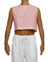Sleeveless Button Back Top