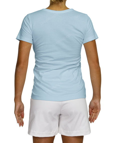 Regular Short Sleeve Boat Neck T-Shirt